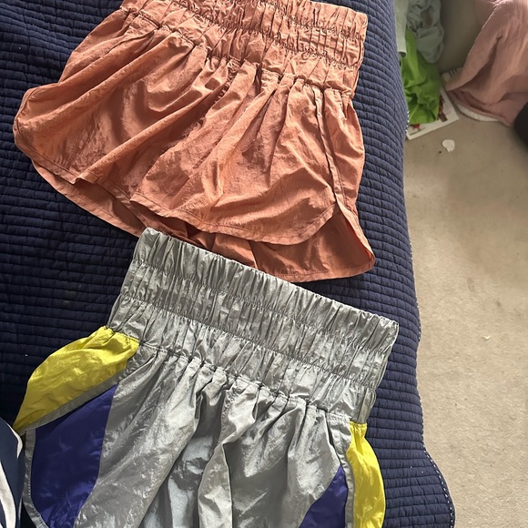 2 pair Free people running shorts